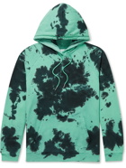 Ninety Percent - Tie-Dyed Organic Cotton-Jersey Hoodie - Blue