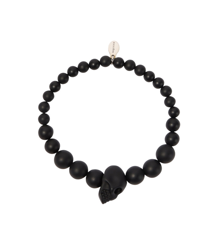 Photo: McQueen Beaded skull bracelet
