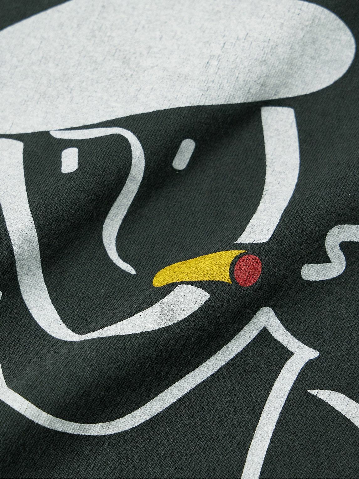 Gallery Dept. - Glittered Logo-Print Cotton-Jersey T-Shirt - Black
