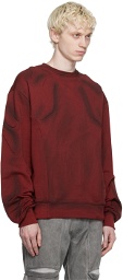 HELIOT EMIL Red Kinetic Sweatshirt