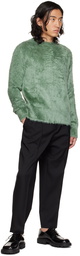 Jil Sander Green Crewneck Sweater