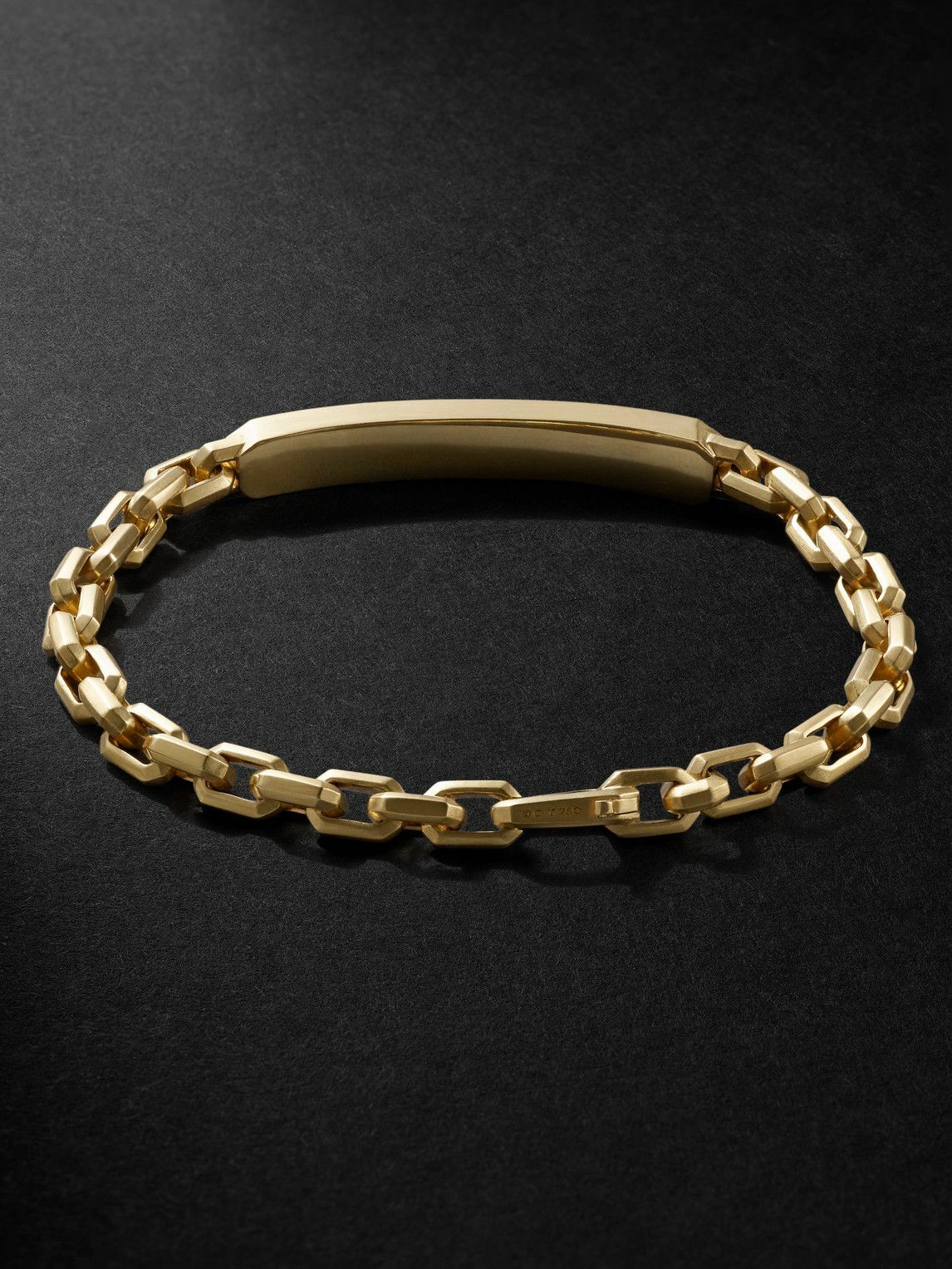 David Yurman - Streamline® 18-Karat Gold Diamond ID Bracelet - Gold
