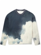 Alexander McQueen - Printed Wool-Blend Sweatshirt - Blue