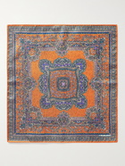 ETRO - Printed Silk-Twill Pocket Square