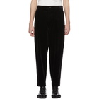 Comme des Garcons Homme Black Corduroy Trousers