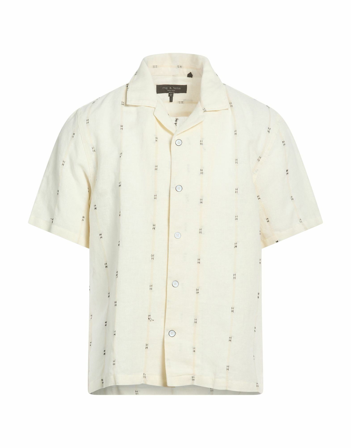 Rag & Bone Mens Shirt Ivory