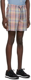 PS by Paul Smith Multicolor Plaid Sport Shorts