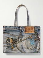 Acne Studios - Logo-Embossed Trompe L'oeil Cotton-Canvas Tote Bag
