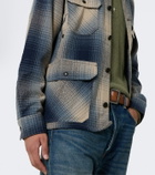 RRL Plaid wool twill shirt