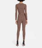 Valentino Toile Iconographe jersey catsuit