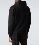 Prada Logo cotton-blend jersey hoodie