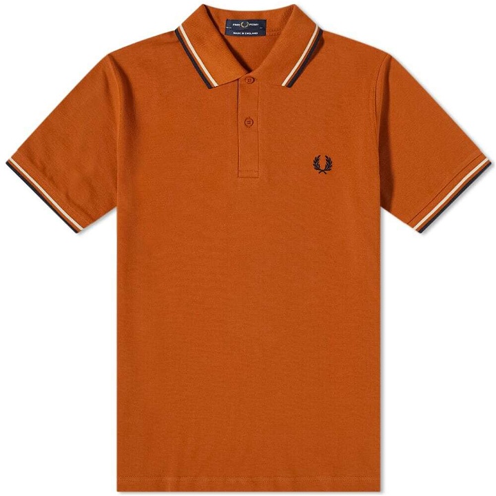 Photo: Fred Perry Authentic Men's Twin Tipped Polo Shirt in Nut Flake