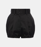 Dolce&Gabbana High-rise cotton-blend gabardine shorts
