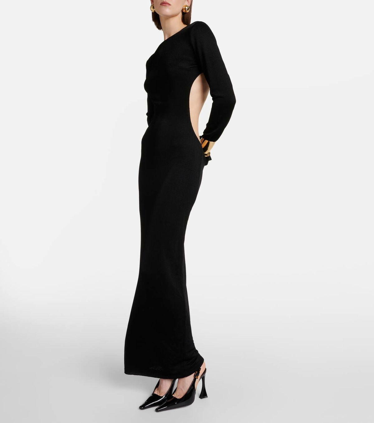Saint Laurent Jersey maxi dress Saint Laurent
