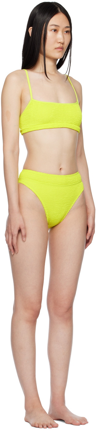 Bond-Eye Yellow Strap Saint & Savannah Bikini Set