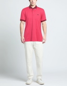 Boss Mens Polo shirt in Magenta