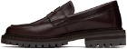 Common Projects Brown Leather Loafers