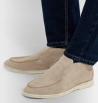 Loro Piana - Open Walk Suede Boots - Beige