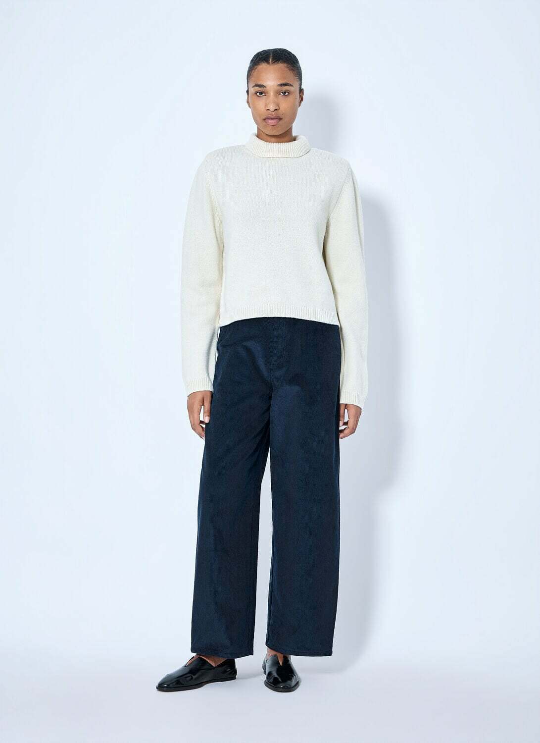 RÓHE Statement Shoulder Cropped Turtleneck
