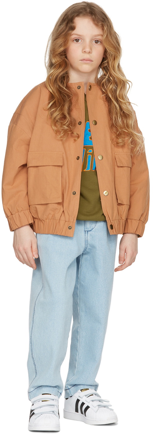 Repose AMS Kids Brown Cotton Jacket Repose AMS