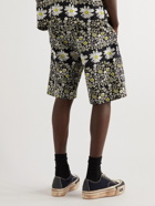 NOMA t.d. - Wide-Leg Printed Rexcell Shorts - Black