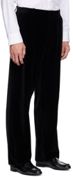 The Row Black Gustavo Trousers