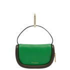 JW Anderson Women's Mini Bumper Bag in Green/Mocha/Black