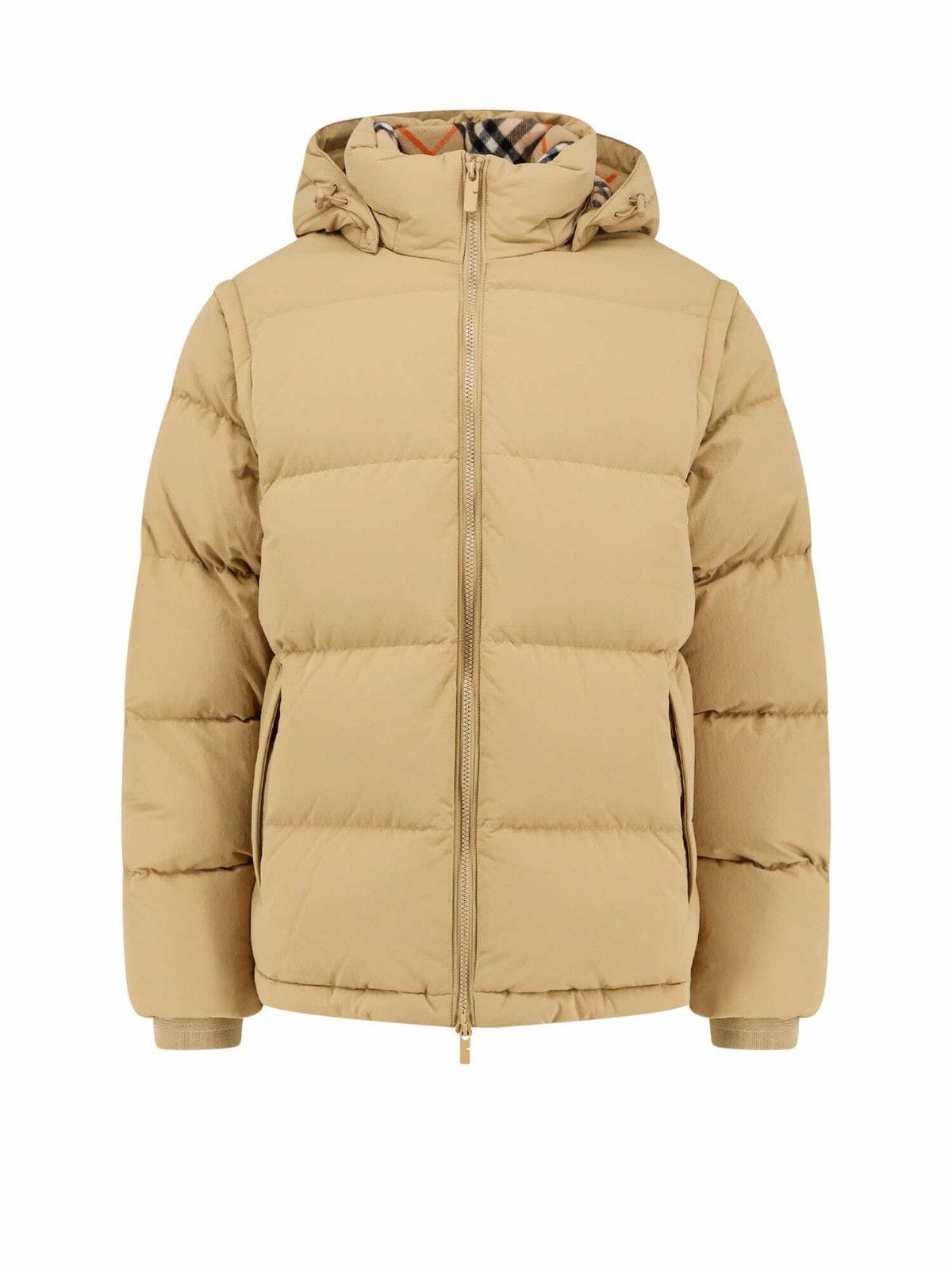 Burberry Beige Zip Reversible Jacket Burberry