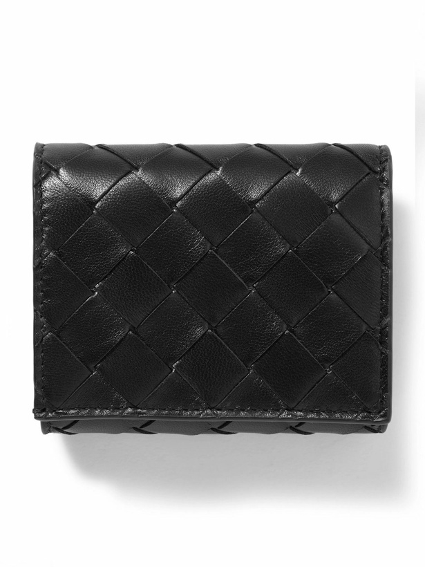 Photo: Bottega Veneta - Convertible Tri-Fold Intrecciato Leather Wallet