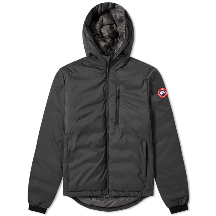 Photo: Canada Goose Lodge Hooded Jacket Black