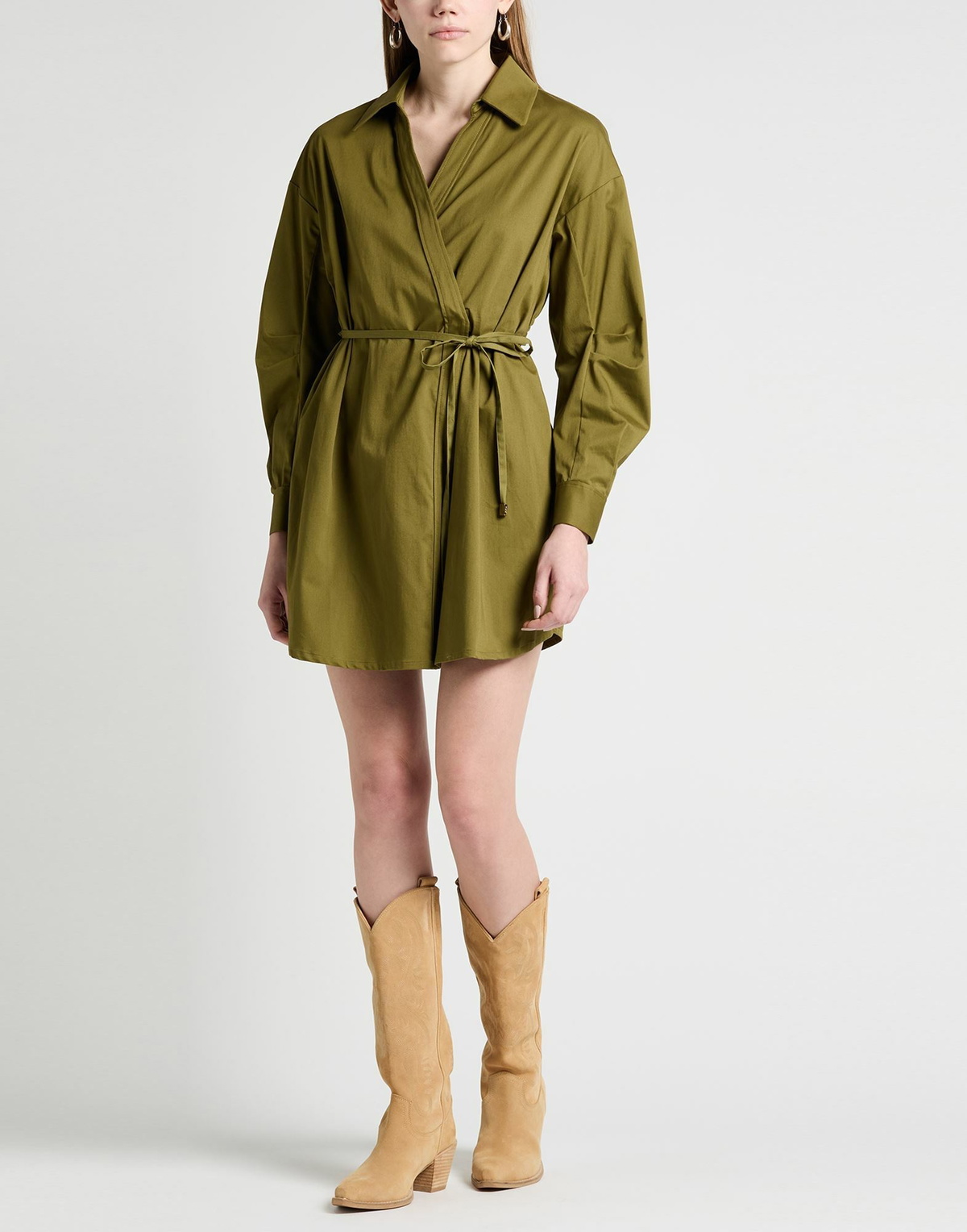 Maje Womens Mini dress Khaki