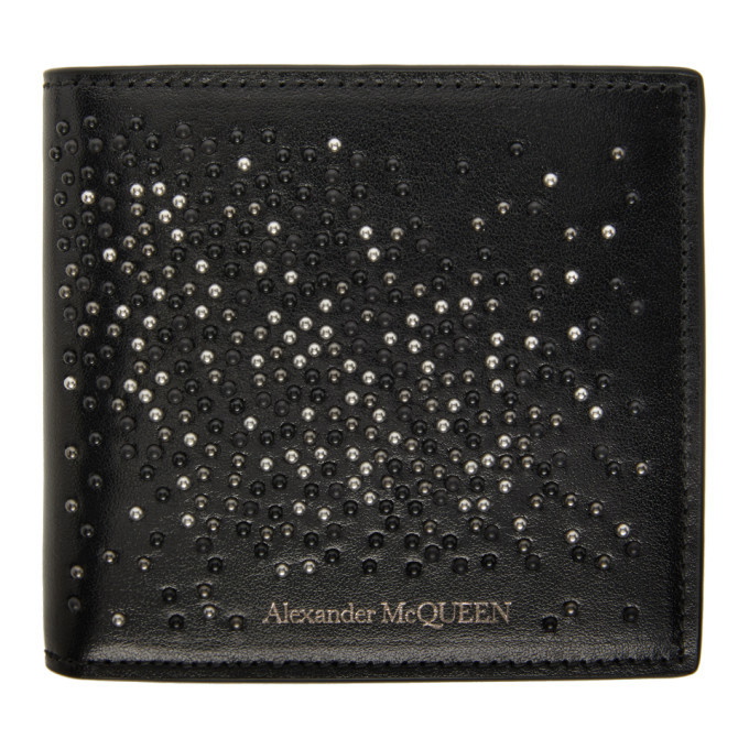 Photo: Alexander McQueen Black Studded Bifold Wallet