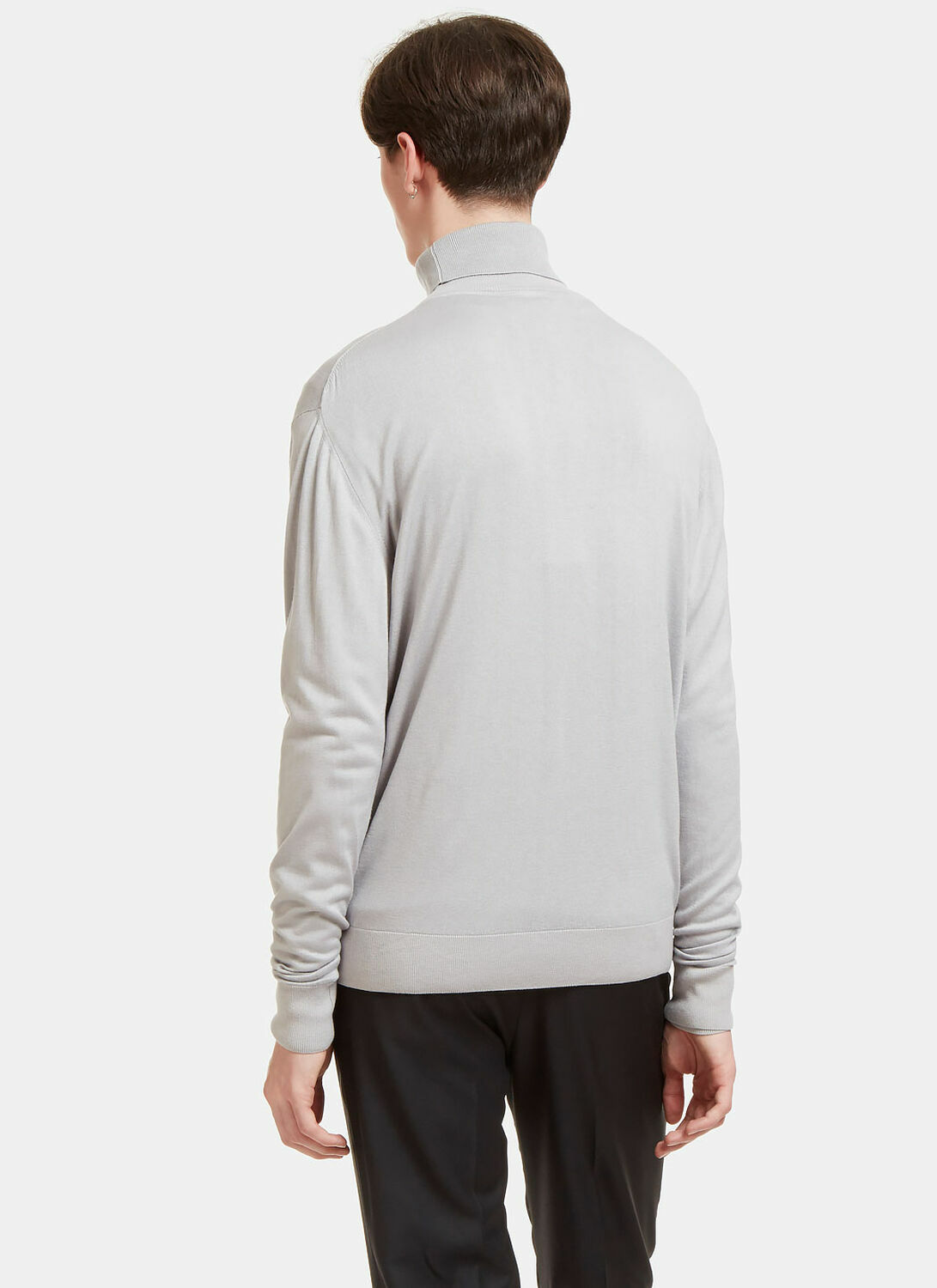Aiezen Ribbed Roll Neck Sweater
