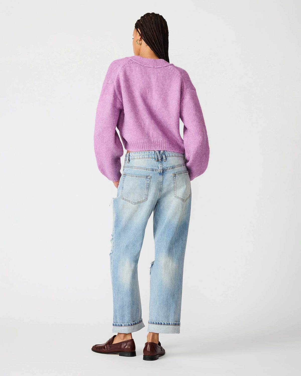 Steve Madden Mica Sweater in Lavender