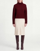 Laneus Womens Turtleneck Burgundy