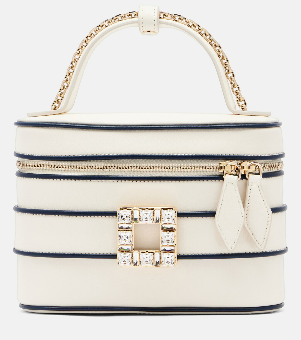 Roger Vivier Très Vivier Micro leather vanity bag