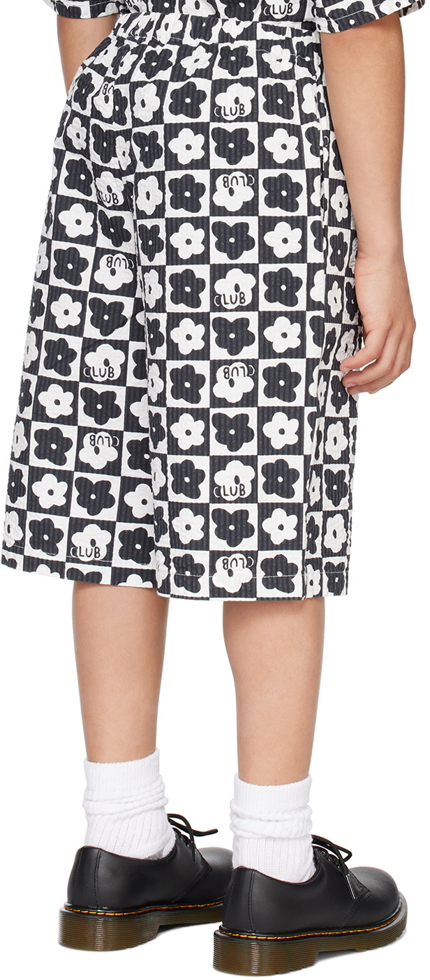 Beau Loves Kids Black & White Check Shorts