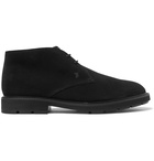 Tod's - Shearling-Lined Suede Chukka Boots - Black