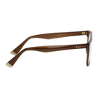 RETROSUPERFUTURE Brown Flat Top Glasses