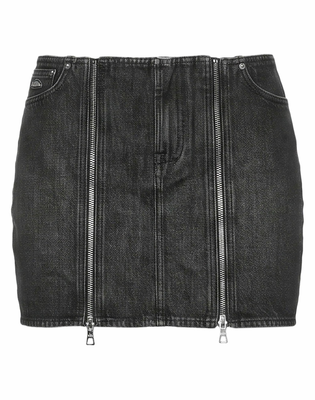 Photo: Jean Paul Gaultier Womens Denim skirt in Black