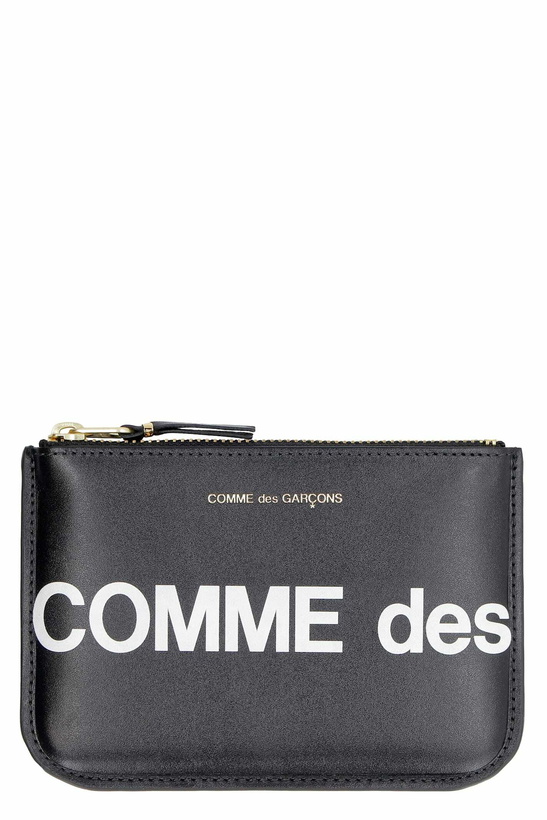 Photo: Comme des Garçons Wallet Logo Detail Leather Pouch
