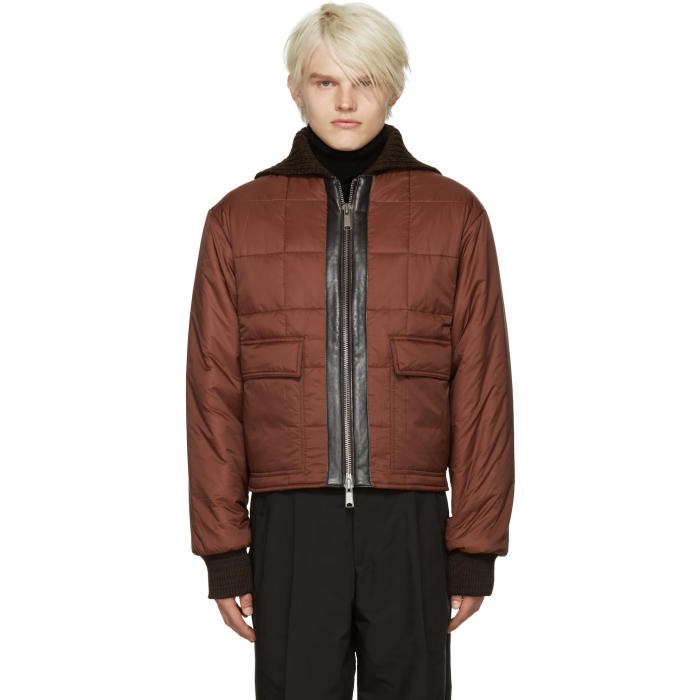 Photo: CMMN SWDN Brown Quilted Nash Jacket