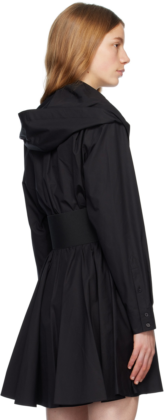 ALAÏA Black Hooded Bodysuit ALAÏA