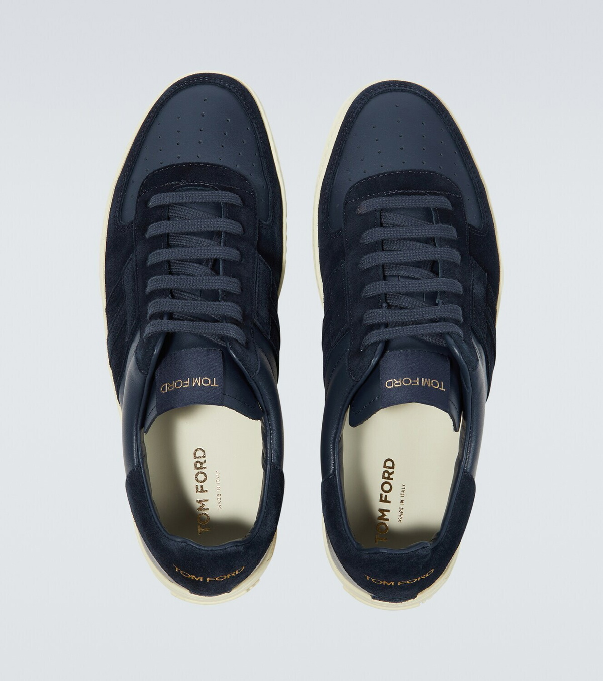 Tom Ford Radcliffe suede and leather sneakers TOM FORD