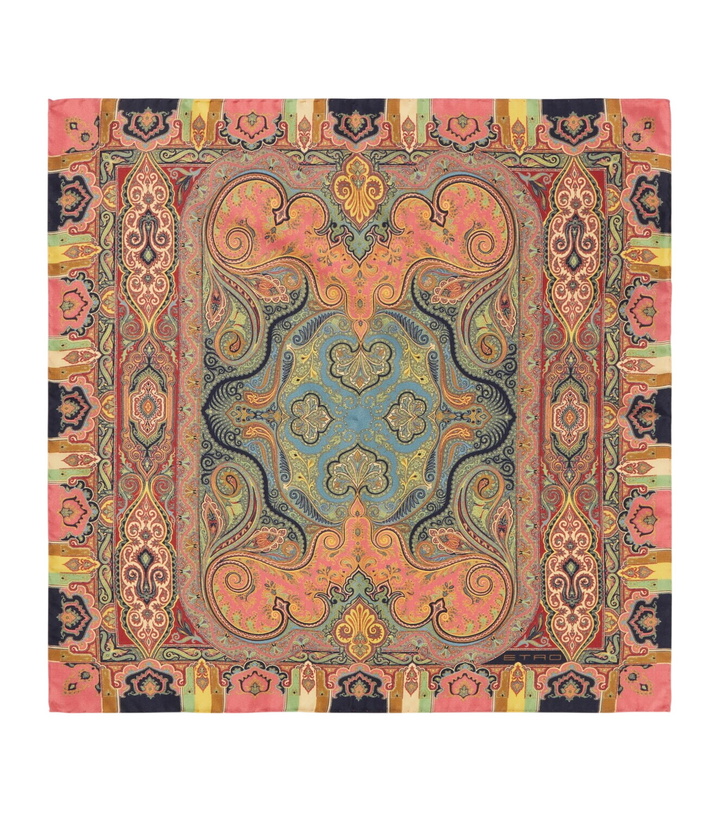 Photo: Etro Printed silk scarf