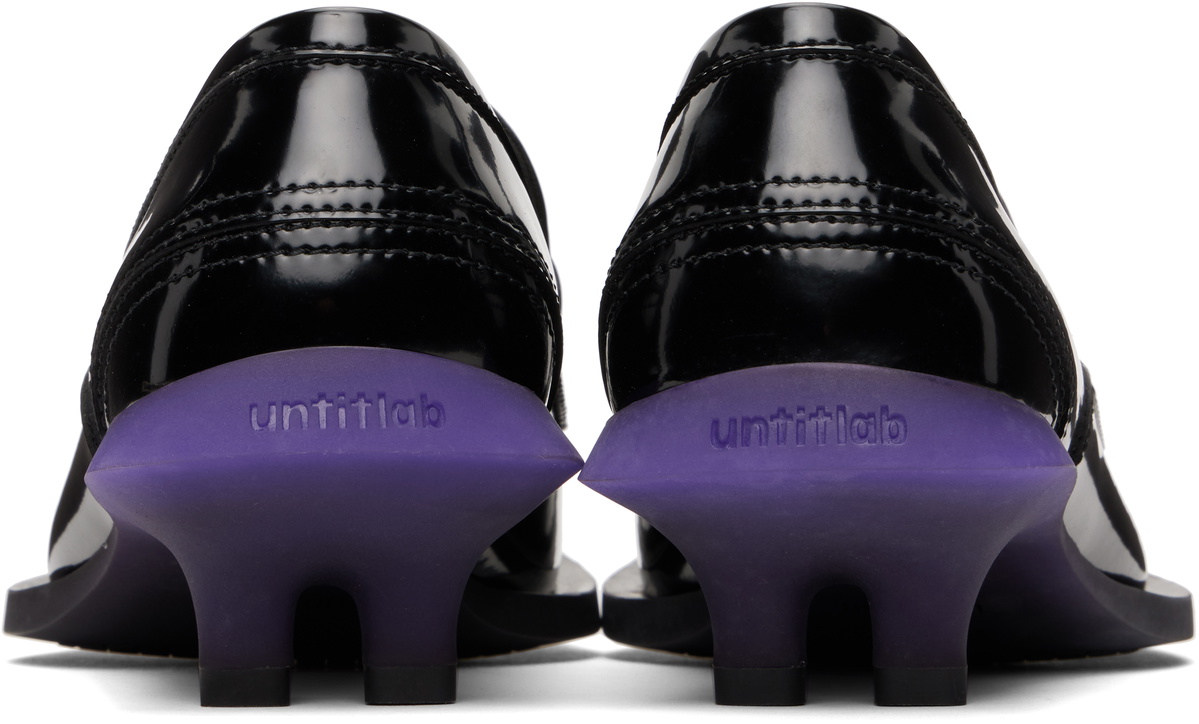 untitlab® Black Heel Loafers