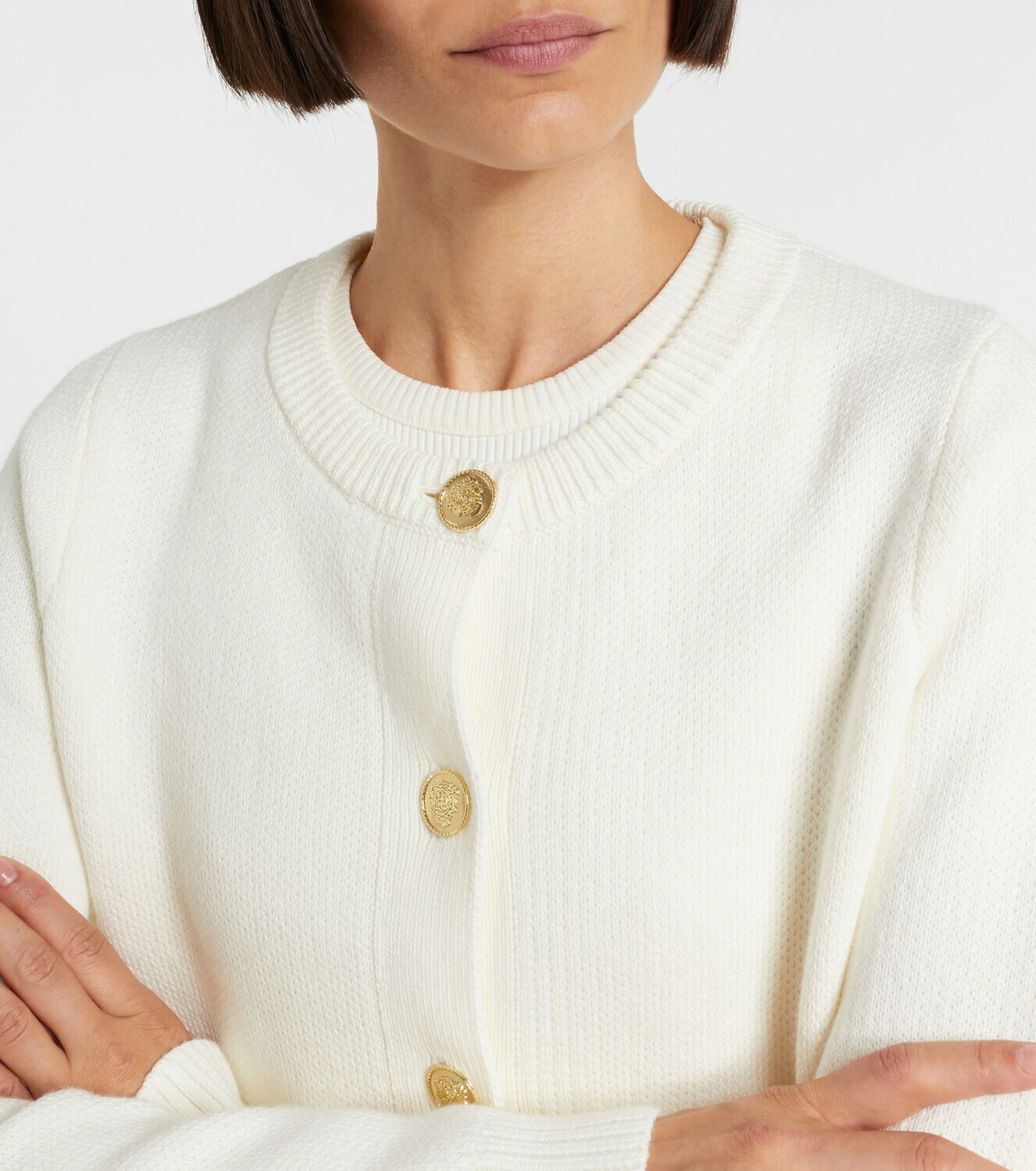 Velvet Mahal cotton and cashmere cardigan