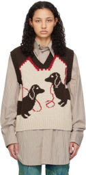 S.S.Daley Brown & Beige Harold Vest