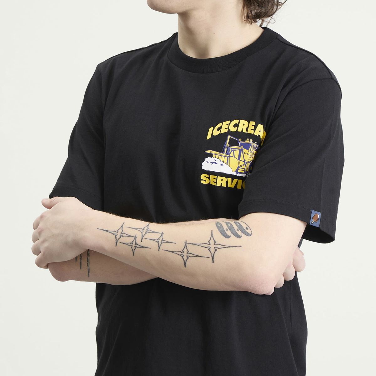 ICECREAM Men's IC Services T-Shirt in Black