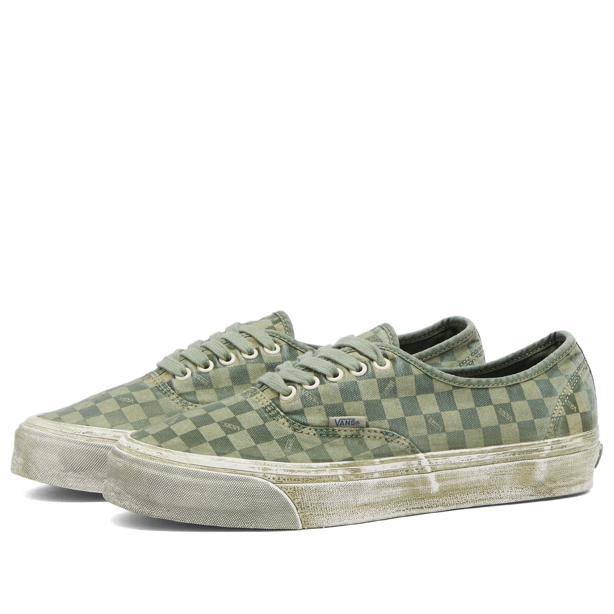 Vans Men's LX Authentic Reissue 44 in Dip Dye Checkerboard Twist